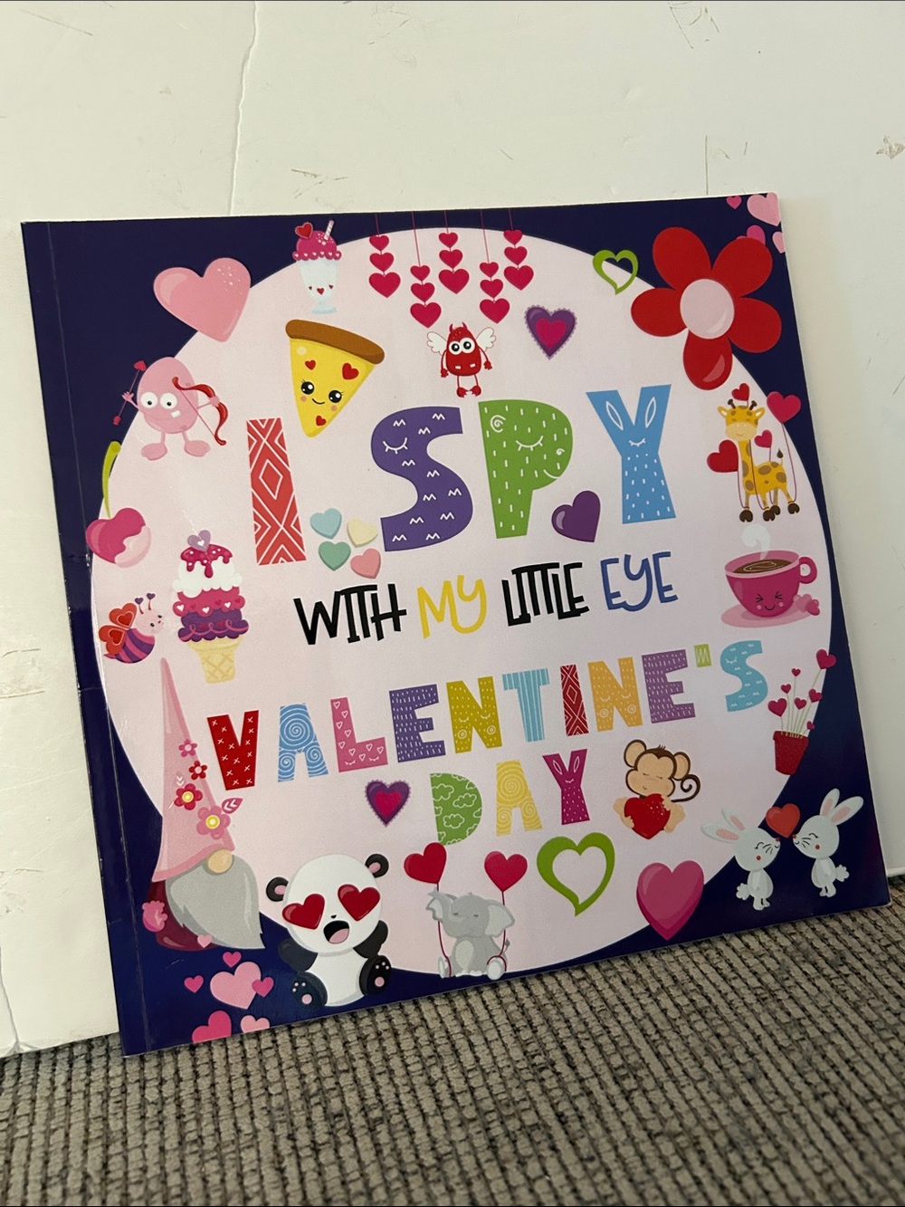 I Spy With My Little Eye Valentine's Day paperback book